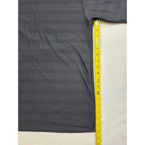 Cutter & Buck Men's Black on Black Striped Dri-release Golf Shirt. Size L - Picture 6 of 9